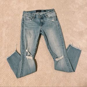 Lucky Brand Distressed Stella Skinny Ankle Jeans